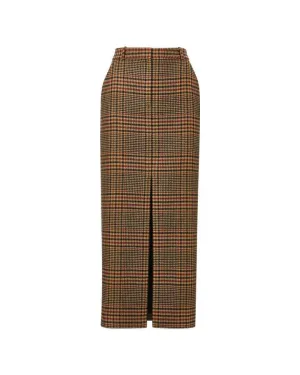 Veronica Beard Maxine Plaid Maxi Skirt