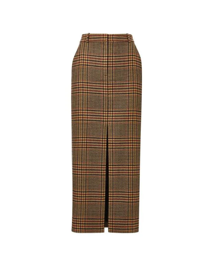 Veronica Beard Maxine Plaid Maxi Skirt