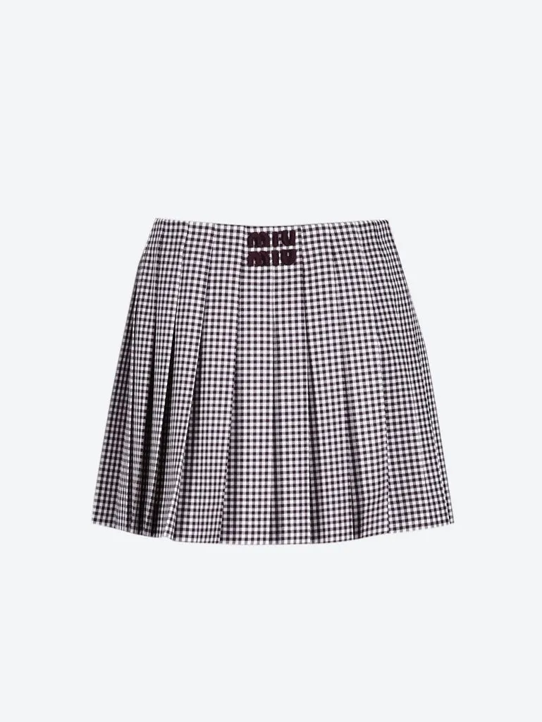 Vichy skirt