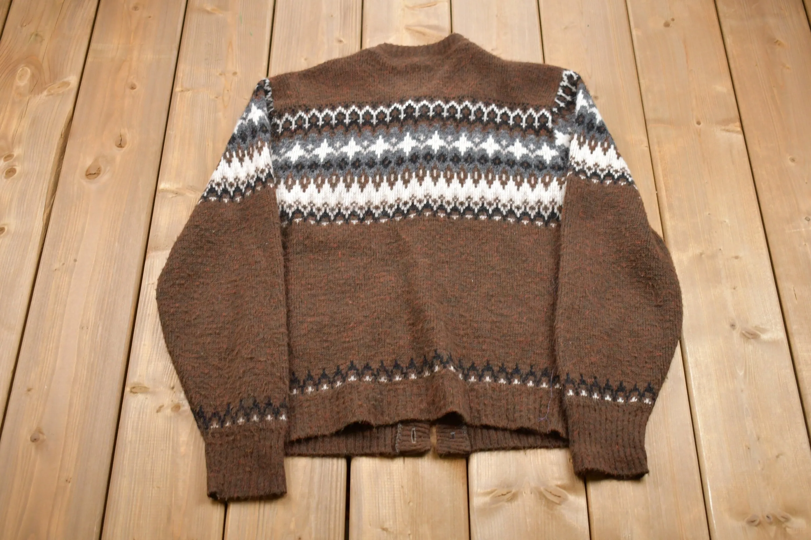 Vintage 1980s Wool Knitted Sweater