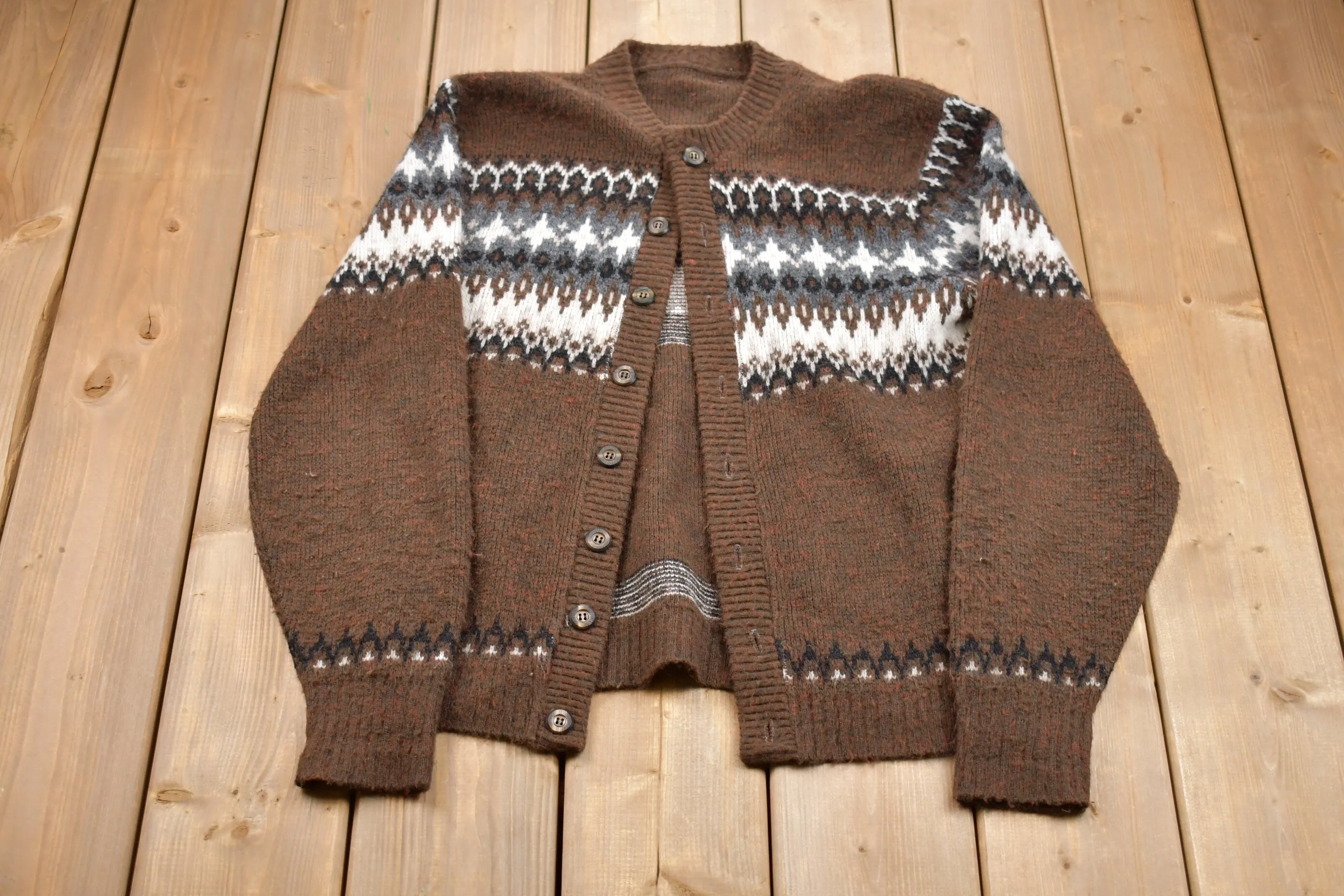 Vintage 1980s Wool Knitted Sweater