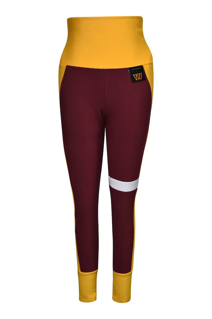 Washington Commanders Color Block Legging