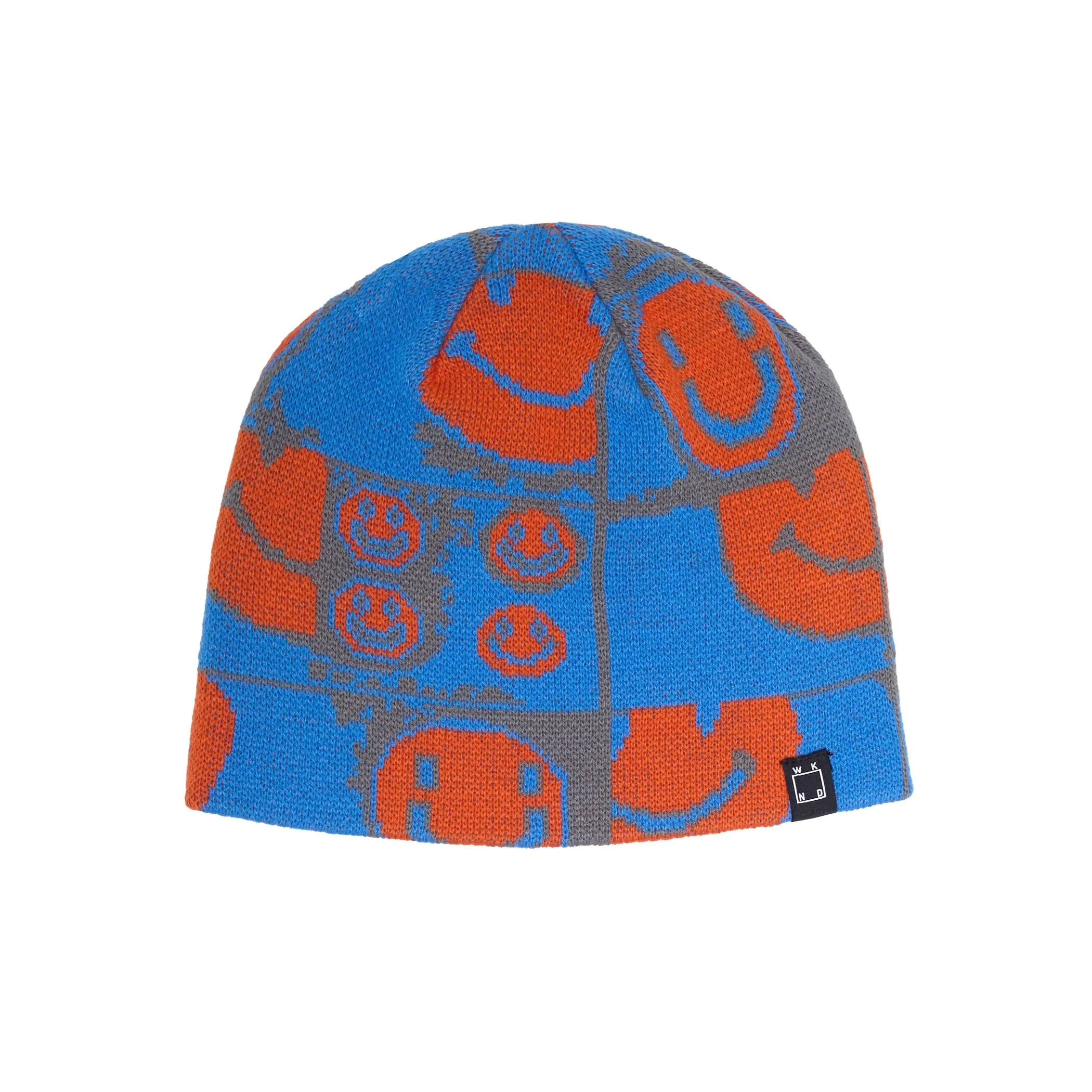 WKND - Smirley Skully Beanie - Light Blue