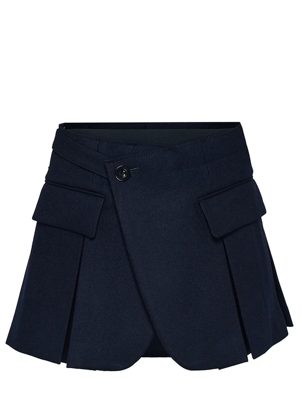 Wool Melton Shorts